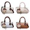 Vintage Style Pillowshaped Handheld Purse With Inner Pocket For Casual Outings