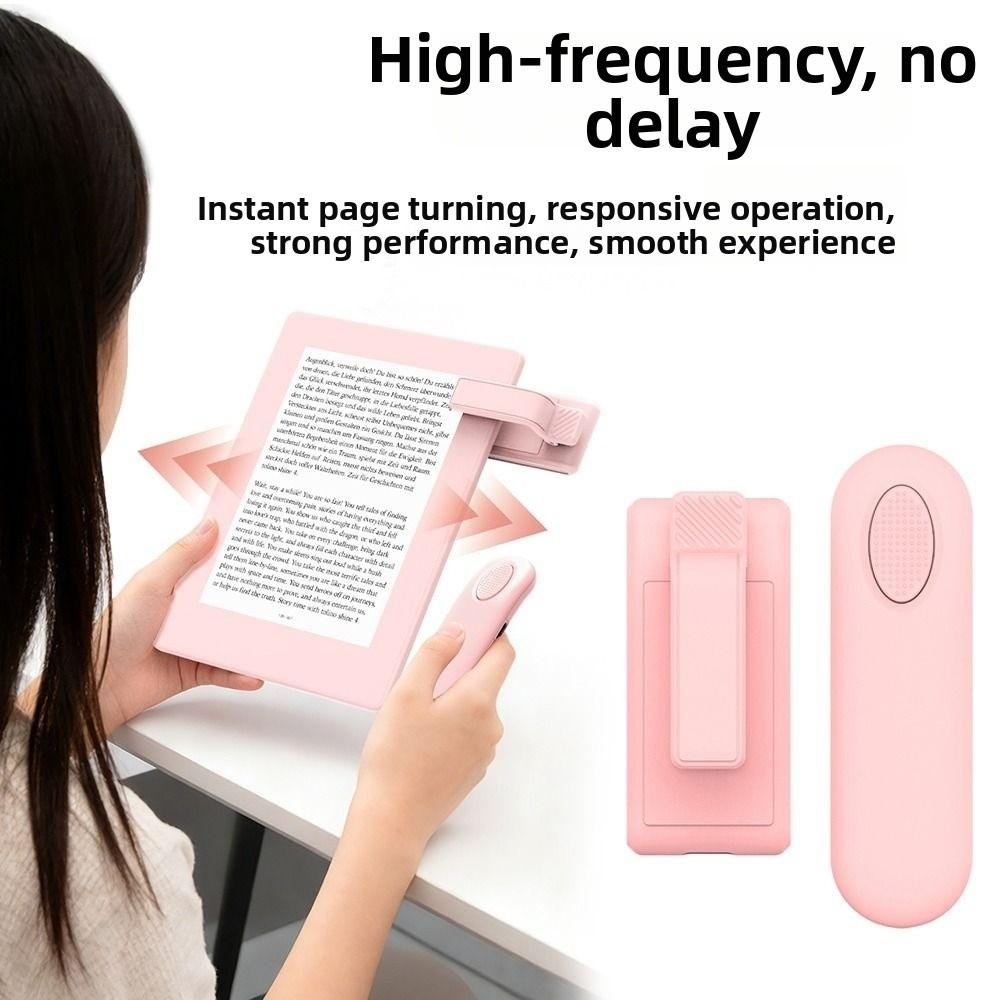 2-in-1 Remote Page Turner Rechargeable Phone Screen Auto Clicker for Kindle E-book Reading