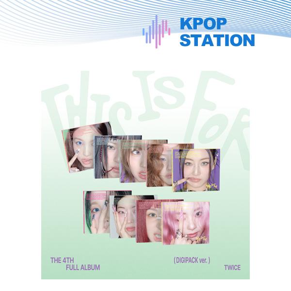 (+tienda de regalos) TWICE - 4º Álbum [ESTO ES PARA] (Versión DIGIPACK.) [Versión aleatoria]