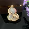 New Retro Chinese Style Horse Head Hollow Gourd Brooches For Women Luxury Design Corsage Pin Exquisite Jewelry Accessories