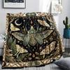 1Pc Butterfly Chicken Vintage Art Print Flannel Blanket High Quality Warm Comfortable Cover for All Seasons Perfect for Gifts Home Decor