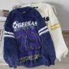 2024 Retro American College Style Women's Sports Sweater Jacket