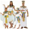 Umorden Adult Kids Egypt Nile Pharaoh Cleopatra Costume for Women Men Boys Girls Family Halloween New Year Party Fancy Dress