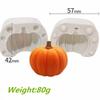 Halloween Pumpkin Shape DIY Cake Candles Resin Mould Aromatherapy Plaster 3D Silicone Mold Kitchen Baking Tool Decoration