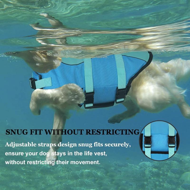 Pet Dog Life Jacket Pets Cat Dogs Life Jackets Puppy Cats Large Dogs Summer Swimming Safety Vest with Handle Rescue Clothes
