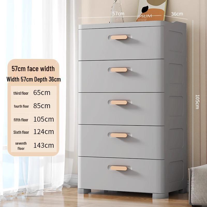 Multi-Layer Drawer Cabinet: Thickened Storage for Bedroom, Living Room, or Children's Wardrobe