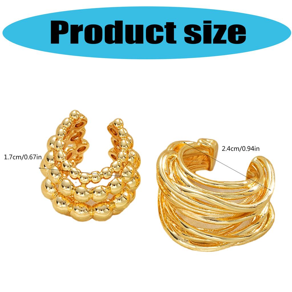 2 Pieces Bohemian Multiple Strand Bead Earrings with Artistics Wire Wrapping for Everyday Wear and Special Occasions