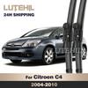 Wiper Front Wiper Blades For Citroen C4 2004 2005 2006 2007 2008 2009 2010 Windshield Windscreen Front Window 28"+24"