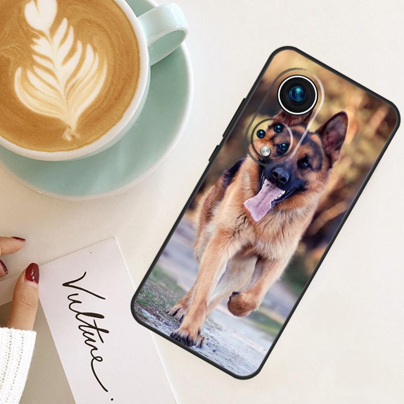 

German Shepherd Dog For Honor Magic 8 7 6 Pro Case For Honor 200 400 Lite 90 70 50 X8c X8b X9a X9b X9c X9d Win RT Honor 200 Pro