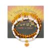 2Pcs/Set Halloween Pumpkin Spider Bracelets For Women Men Cute Cat Bat Ghost Couple Bangles Crystal Beads Bracelets Jewelry Gift