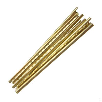 19 pezzi fili in ottone da 2,2 mm per sostituzioni di chitarra acustica classica da 39 pollici, dorati
