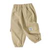 Boys' Casual Cargo Pants Spring Children's Clothing Casual Long Pants Spring Style Versatile and Stylish