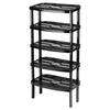 Black Kitchen Shelf 31X22X14.5 / 11.5 Cm 5 Pcs.