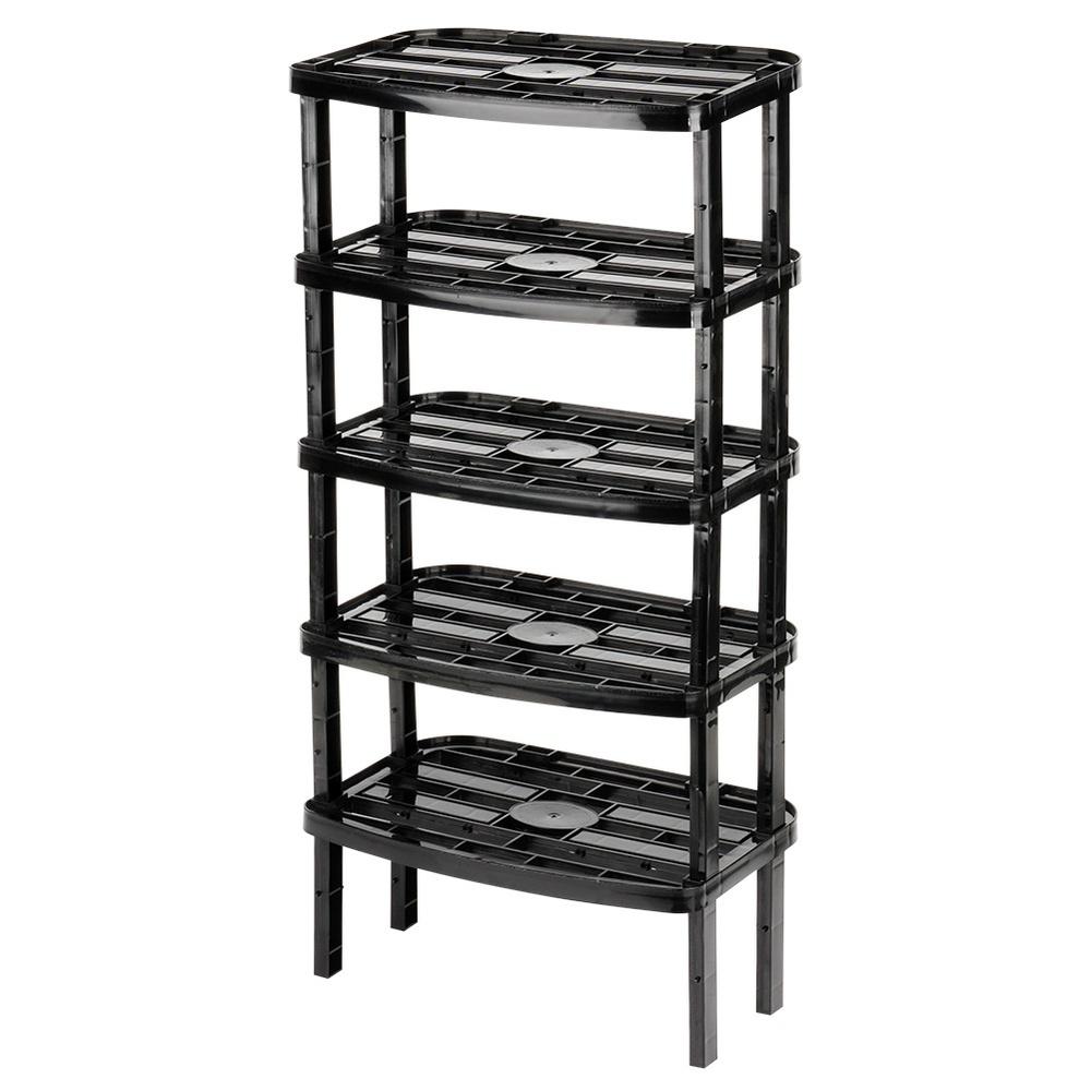 Black Kitchen Shelf 31X22X14.5 / 11.5 Cm 5 Pcs.