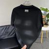 Trend Fashion Summer Bottoming Shirt Men O-Neck Letter Printing Diamonds Korean Casual Short Sleeve Loose Pullovers T-shirt Tops