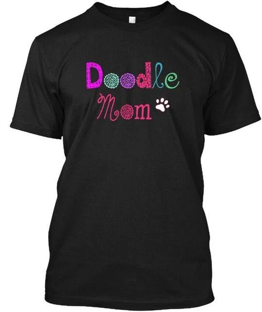 

Doodle Mom With Dog Paw Design TTshirt Made in the USA Size S to 5XL 3XL