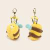 Bee Capybara Backpack Bees Spit Bubbles Plush Keychain For Kids And Bag Decor