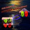 Set of 5 Electronic Floats and 10 Illuminated Floater for Night Automatic Fish Sea Luminous LED Fluorescent Batteries, Fishing, Light-Up, Attractor,