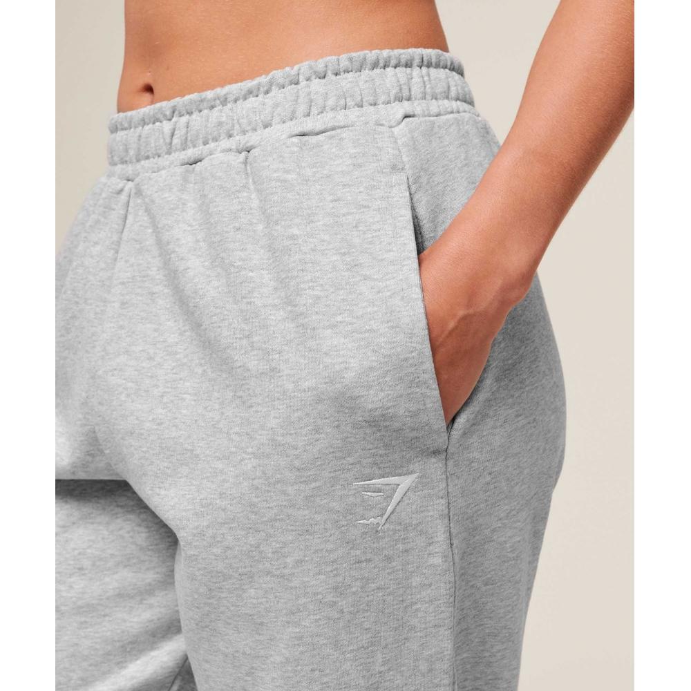 Gymshark Training Fleece Short Jogger Light Grey Core Marl B2c6c Gbcn