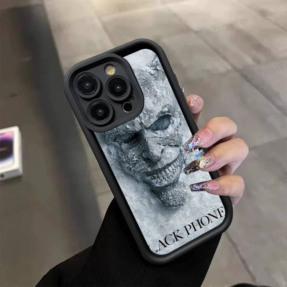 Horror Movie The B-Black P-Phone TPU Phone Cover For Iphone 17 16 15 14 13 12 11 Pro Max Plus Case Cover