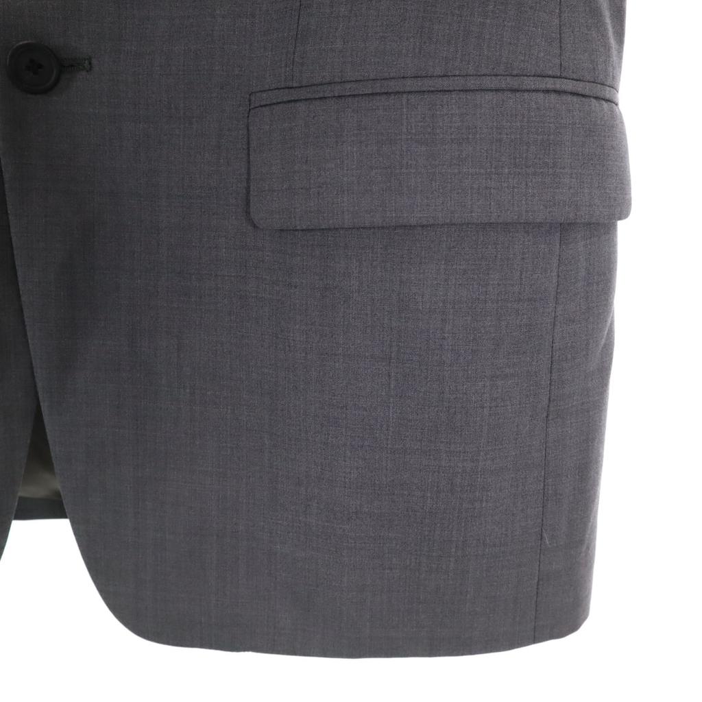 Prada Made In Italy Wool Suit Setup 48R Gray Button Fly Men's Used