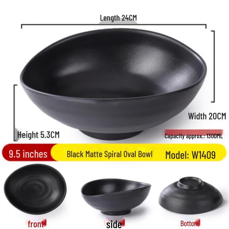 Japanese Style Melamine Noodle Soup Bowl