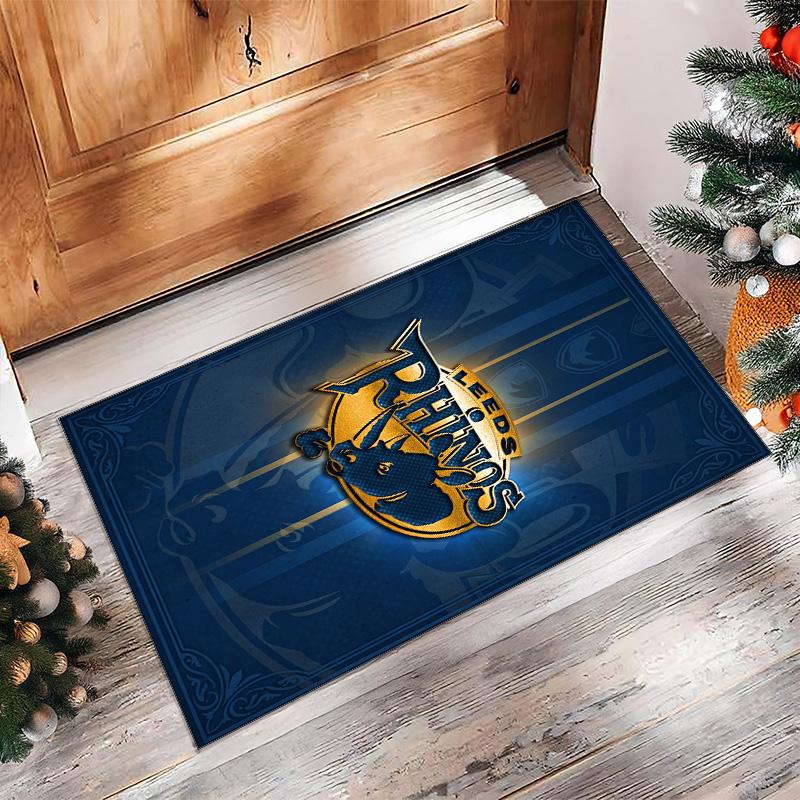 Leeds Rhinos Crystal Velvet Carpet Soft Anti?Slip Floor Mat Comfortable Home Living Room Bedroom Decor Rug