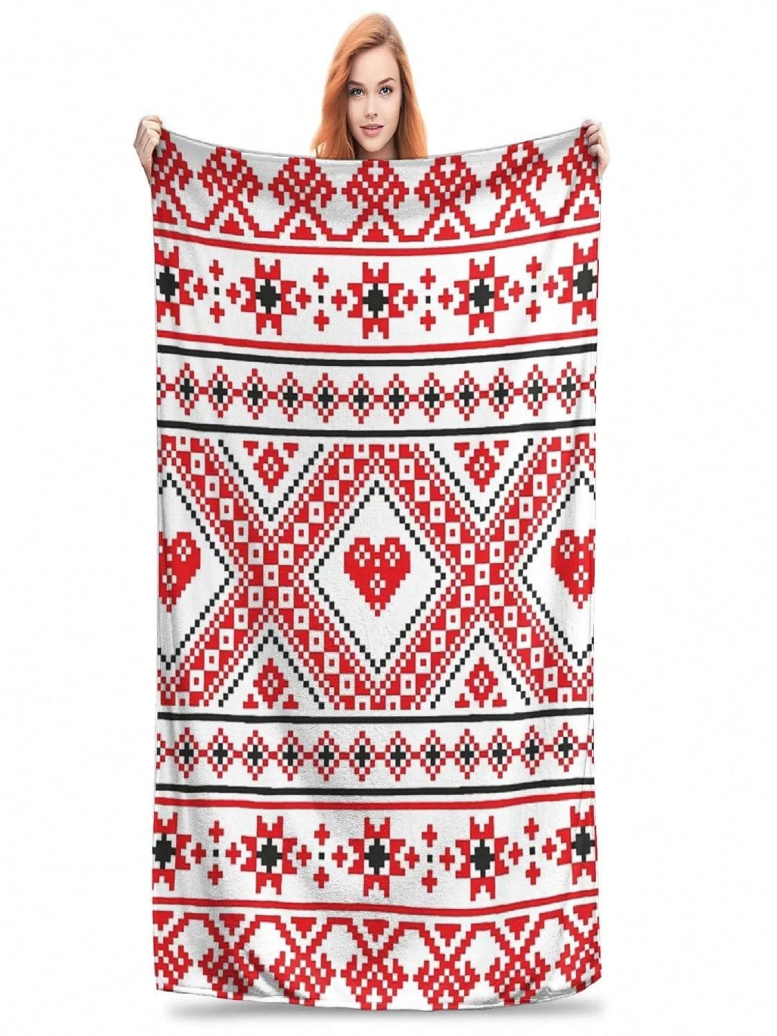 

Croatia Hrvatska Kroatia Hrv Blanket Soft Warm Flannel Throw Blanket Bedspread For Bed Living Room Picnic Travel Home Couch 75X95CM серый