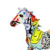 Gallo Horse Statue Vivid Graffiti Sculpture For Office Desk Decoration Street Art Horse Ornament