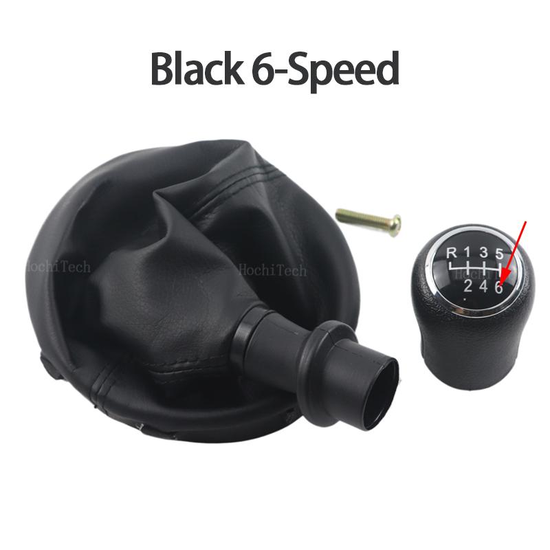 Fit For Volkswagen VW Transporter T5 T5.1 Gp 2003-2011 T6 Car 5 6 Speed Leather Gear Stick Shift Knob