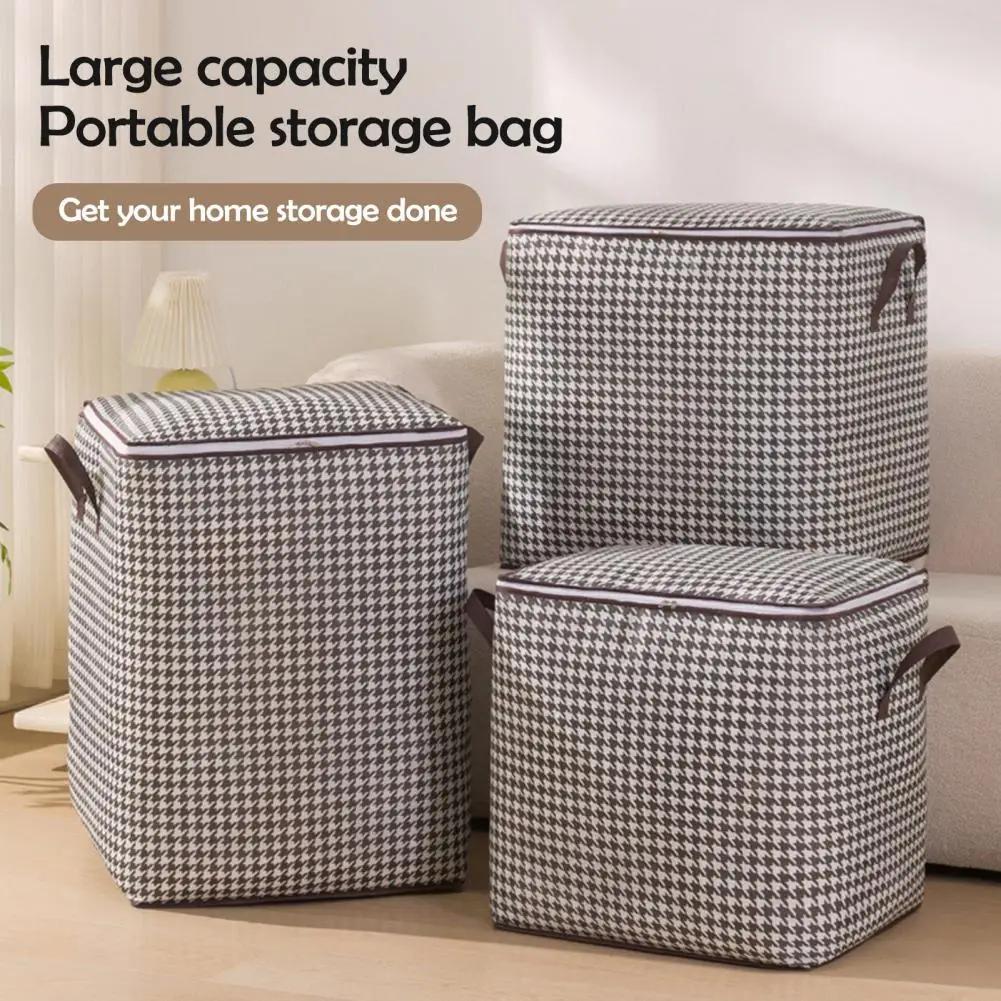 Storage Pouch Durable Zippered Storage Bags with Reinforced  Moisture-proof Drawers for Clothes Folding Bag Hangingbig Bags
