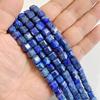 7-8MM Faceted Square Shape Chalcedony Natural Stone Loose Cube Spacer Beads for Jewelry Making Diy Bracelet Accessories