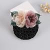 Hairnet Back Head Hair Updo Women Hair Net Headdress Flower Hair Accessories Hair Ring