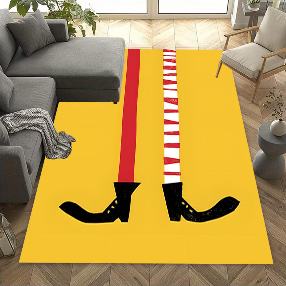Pippi Adventure Floor Rug Office Rug Design for Living Rooms Outdoor Hallway Balcony Anti-slip Rug Anime Office Decor Perfect Gift for Women/Men