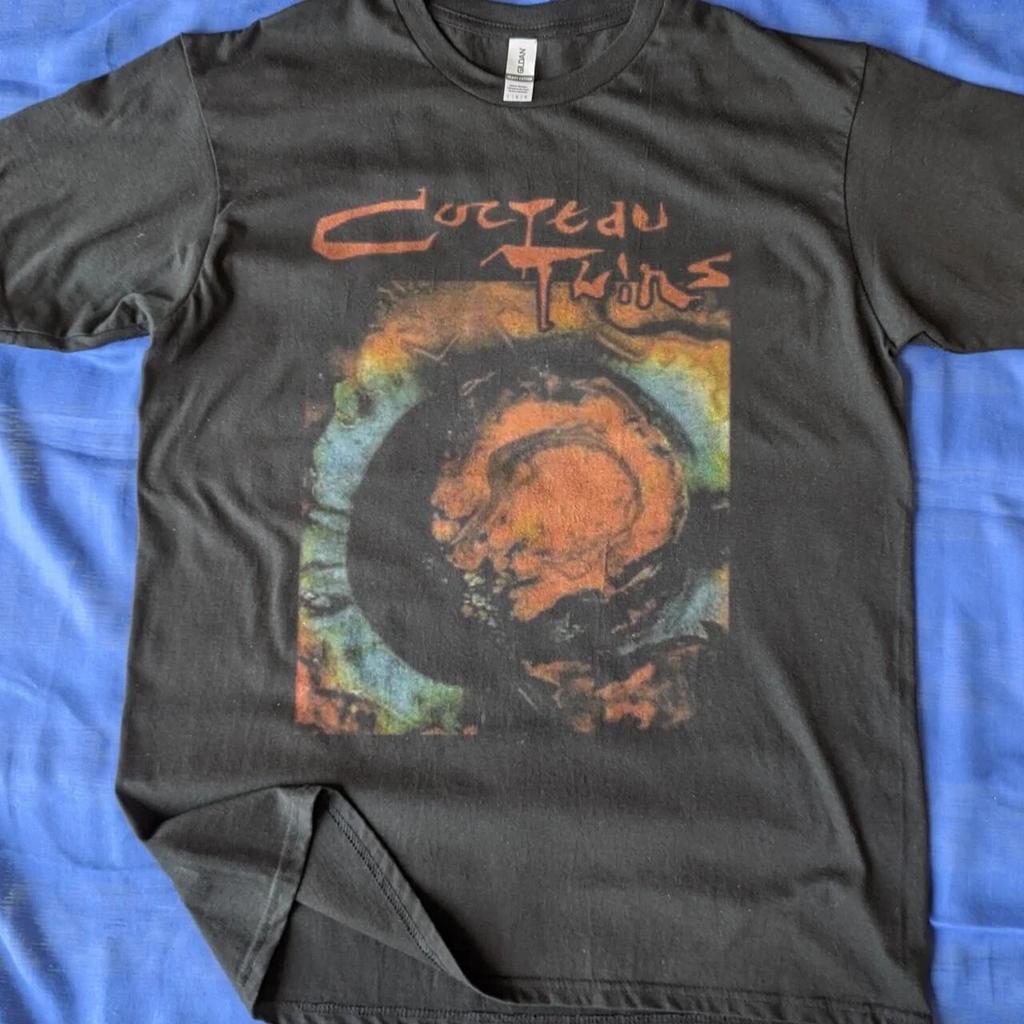 COCTEAU TWINS Tričko kapely Vzácný design Černé Unisex tričko S-5XL KH14936