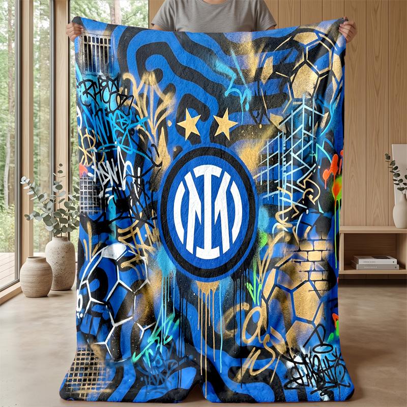 Borussia Dortmund Theme Blanket Soft Flannel Blanket Plush Throw Blanket Cozy Sofa Bed Blanket for Home Decor