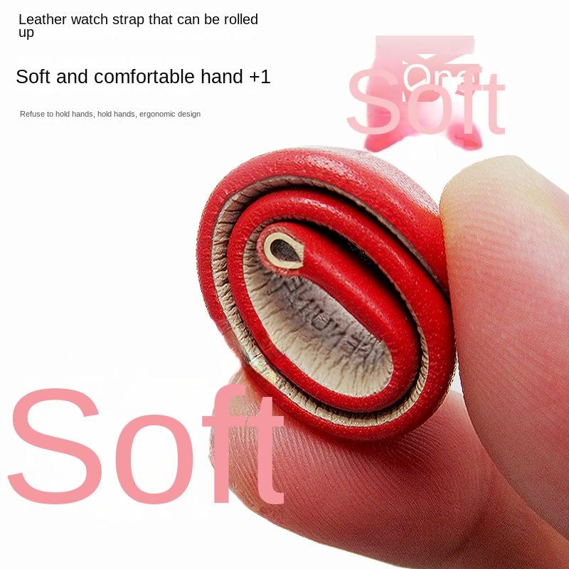 Pro jakoukoli značku Módní kožený řemínek na hodinky dámský mini Štíhlý malý rozměr pásek 6mm 8mm 10 12 14 16mm černý hnědý červený bílý modrý řemínek
