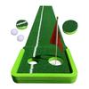 Golf Green Putting Mat Foldable Game Practice Trainer Aid Portable for Beginners,