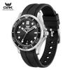 OPK 6109 Fashion Sport Men's Watch Luminous Waterproof Silicone Strap Auto Date Top Original Quartz Man Wristwatch