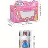 2packs,Cartoon Princess Dress-Up Sticker Rolls - DIY Decorative Tape, Suitable for Scrapbooks, Diaries and Crafts, Self-Adhesive