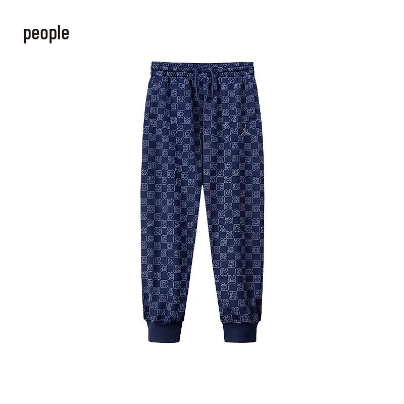 Jordan AJ Boys  2026 Spring All-Over Print Casual Athletic Pants M
