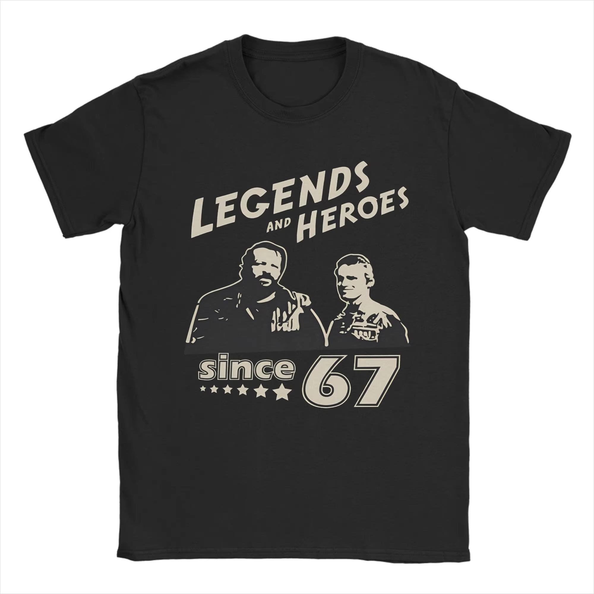 

Men s Bud Spencer Carlo Pedersoli Montage T Shirts Cotton Clothing Funny Short Sleeve Crew Neck Tees Gift Idea T-Shirts XL