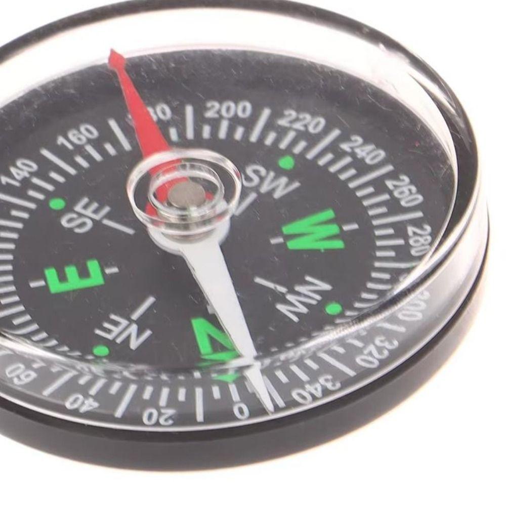 10pcs ABS Camping Pocket Compass 35MM Navigation Climbing Riding Gift New Handheld Compass