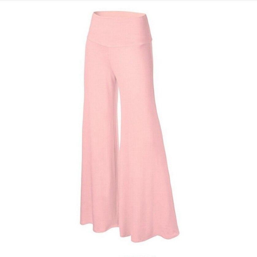 Women's New Fashion Casual Pants Solid Color Wide Leg Pants