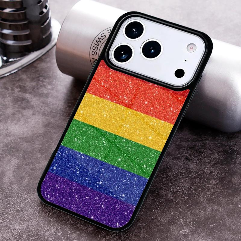 Gay Pride Flag LGBT soft Phone Case for iPhone 17 16 15 Pro Max Air 14 13 12 11 Plus Shockproof Cover