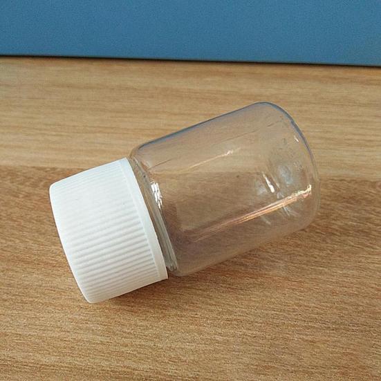 10ks 15ml prázdná pilulka Vzorek léku Pevný Pouzdro na prášek Zásobník na láhev