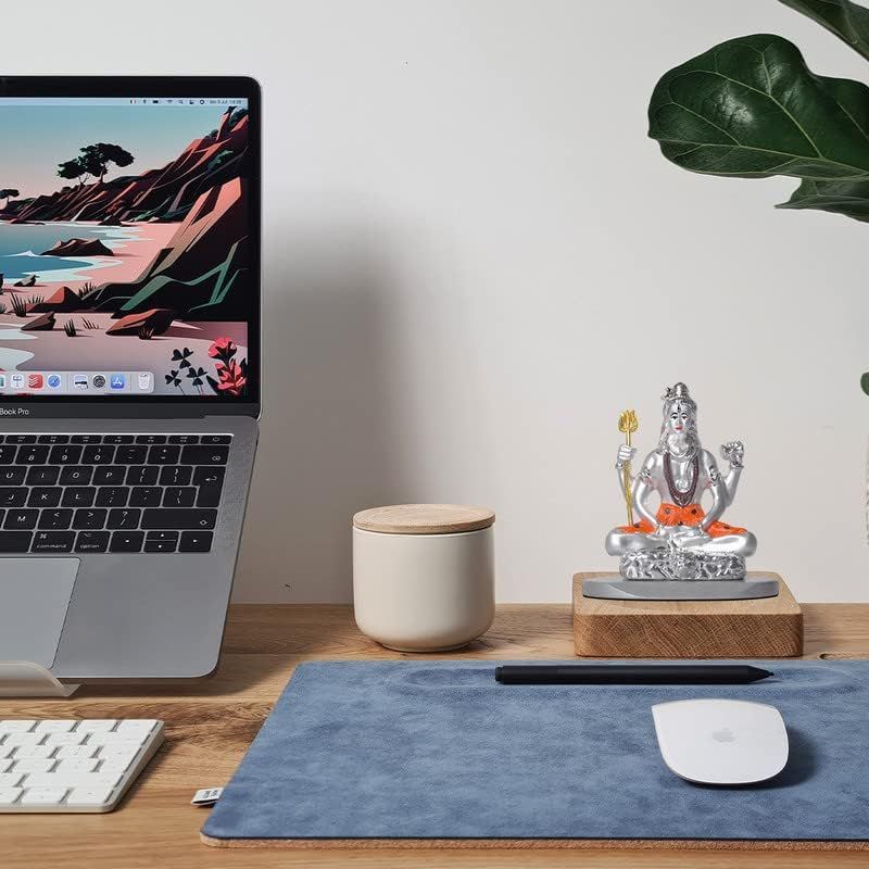 Lord Shiva Idlos for Car Dashboard Shivji Statue for Peace and Prosperity Mahadev Religious Idol and Figurines for Home Decor Showpiece, Office, Pooja