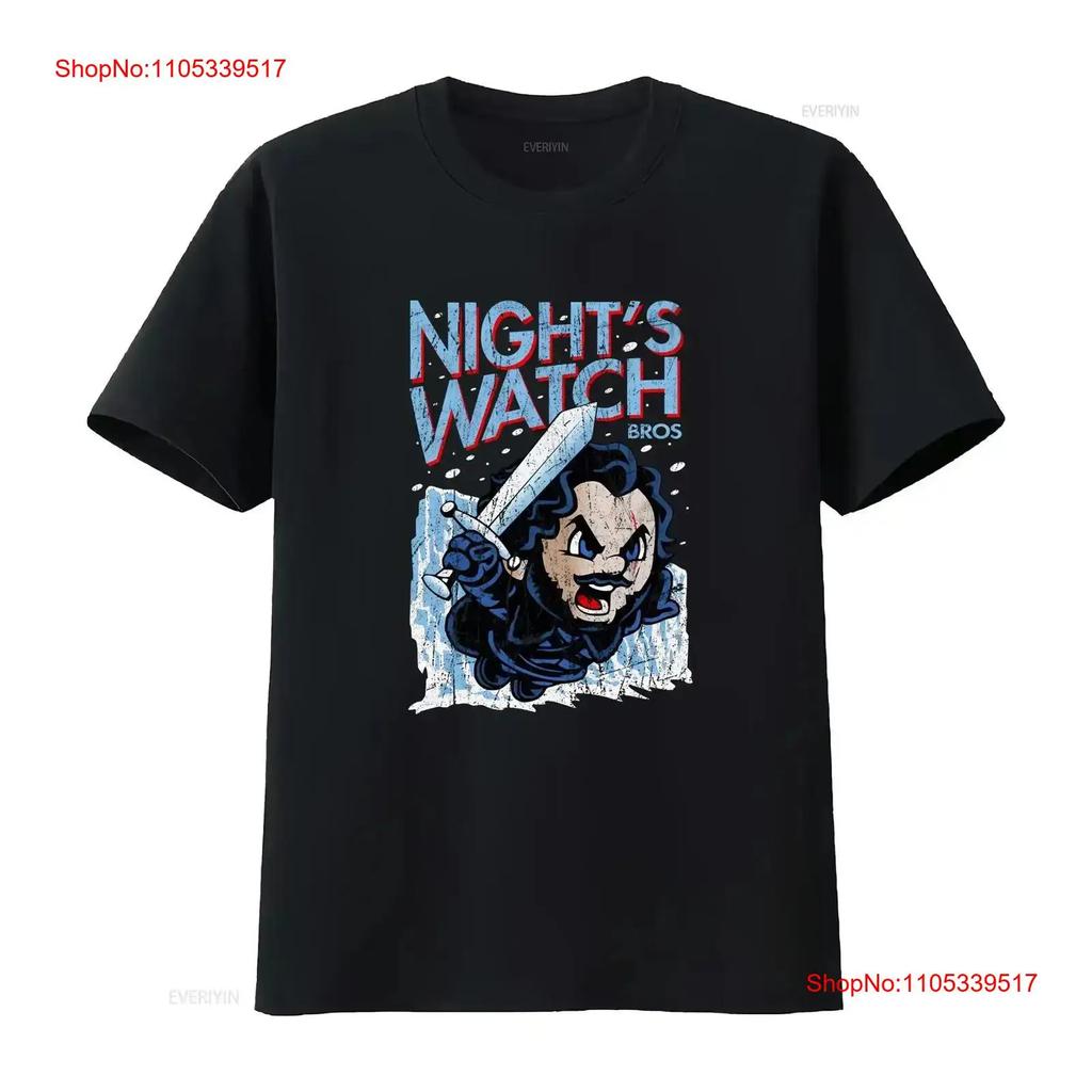 Night's Bros Women T Shirt Game Watch Jon of The Wall Snow Fun Sword Ice Thrones vintage Washed