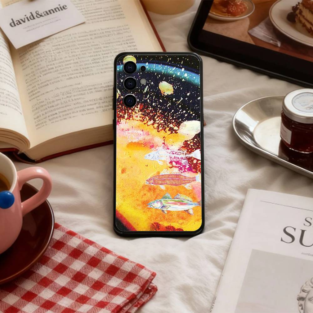 R-Radiohead In Rainbows   Phone Case For Samsung S 25,24,23,22,30,21,10,9,Ultra,Plus,Lite,FE,4,5 G Soft Black Case
