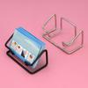 Metal Name Card Stand Rustproof Photo Stand Simple Card Display Stand  Hotel Reception
